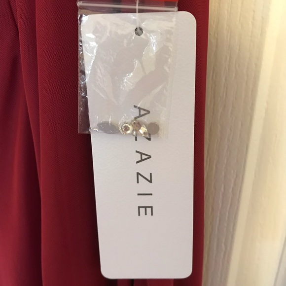 AZAZIE Burgundy Bridesmaid Dress - Picture 6 of 7